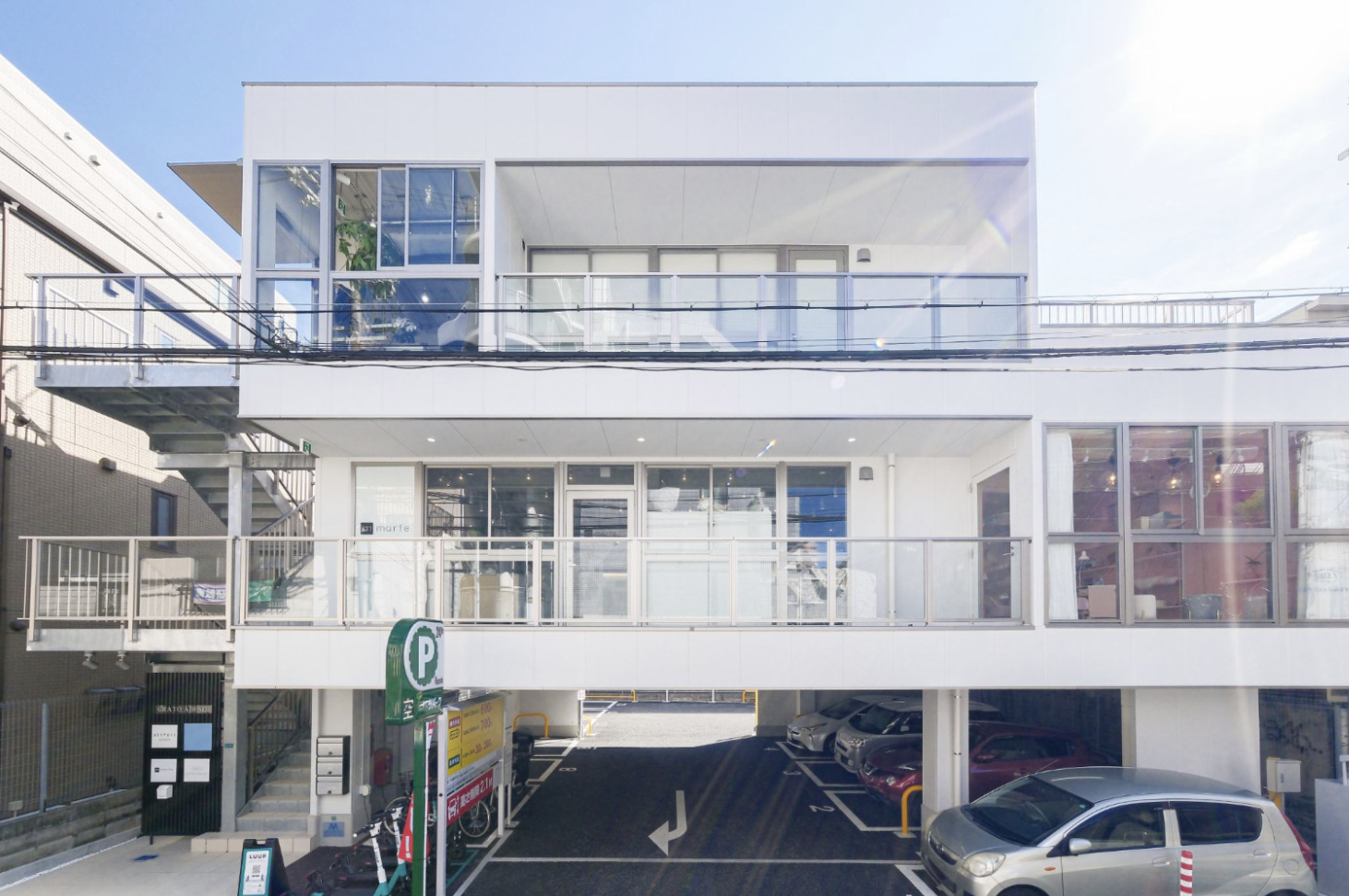 空中店舗の一例（フィル・パーク大阪阿倍野）